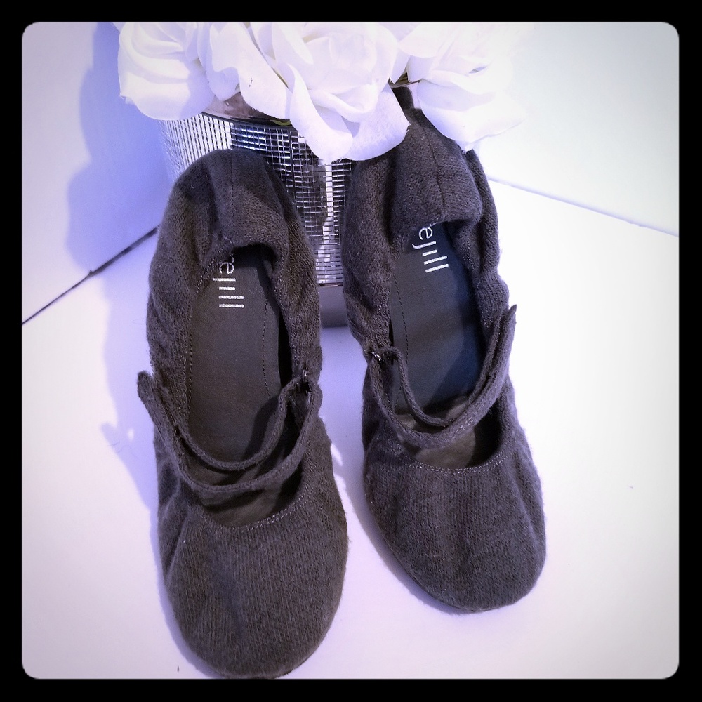 PUREJILL wool stretch ballet flats